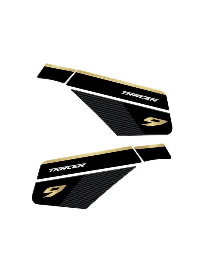 Yamaha Tracer 9 GT GT Plus 2021 2024 Blue Golden Fuel Tank Protector Stickers - Image 5